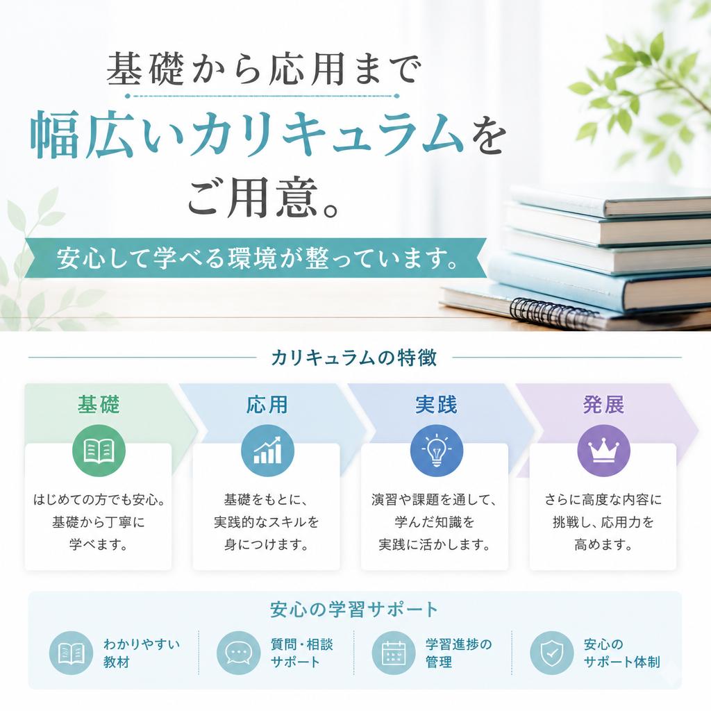 実績のある研修内容